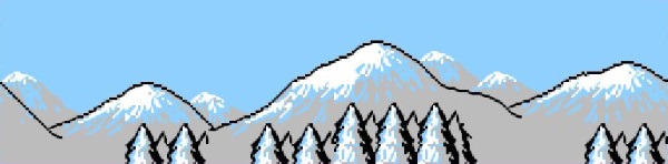 雪山の景色